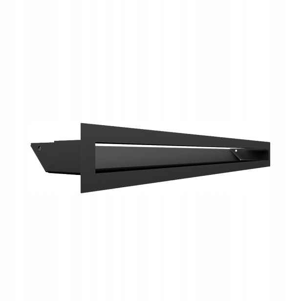 krbová mřížka Luft černá 6x60 sf ventilační černá 600x60 moderní