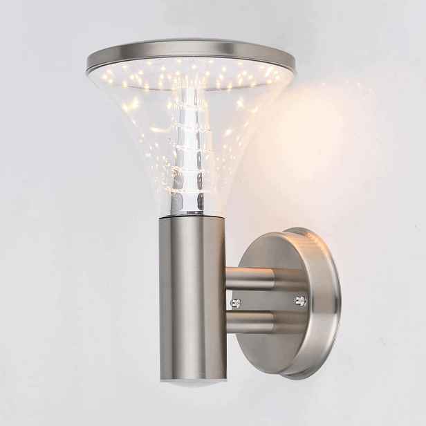 Led nástěnné svítidlo Moderní venkovní 18W 1600LM Stříbrné 16x18x28 cm
