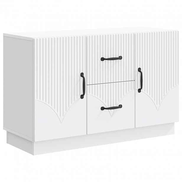 vidaXL Servírovací skříň Bílá 89 x 34,5 x 57 cm Kompozitní dřevo