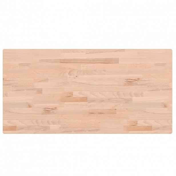 vidaXL Stolní deska 100 x 50 x 4 cm obdélníková masivní bukové dřevo
