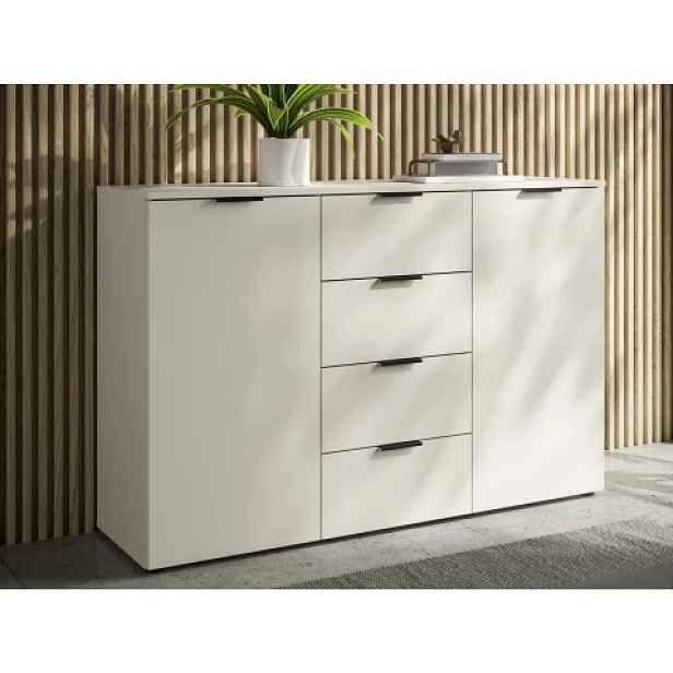 Komoda Linz 135 cm, kašmírová béžová
