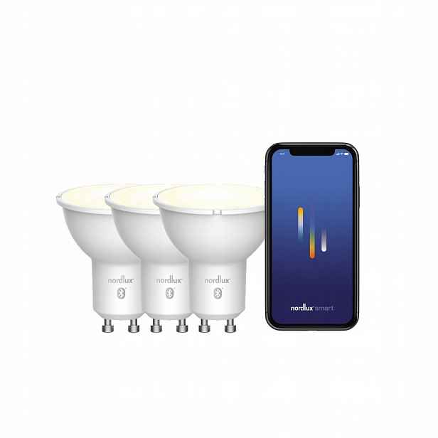 3x žárovka GU10 Led Smart Moderní variabilní teplota Nordlux do obývacího pokoje