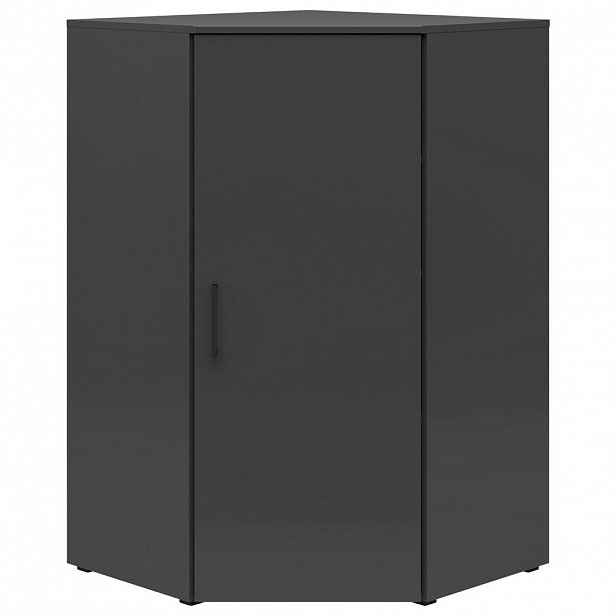 Carryhome ROHOVÁ KOMODA, barvy grafitu, 71,5/115/71,5 cm