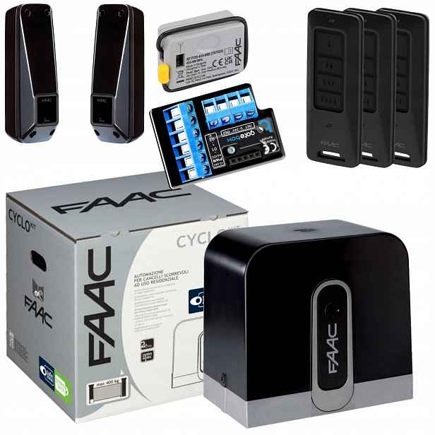 Faac Cyclo C720+ Modul WiFi Pilot XT4FDS 3ks pohon posuvné brány