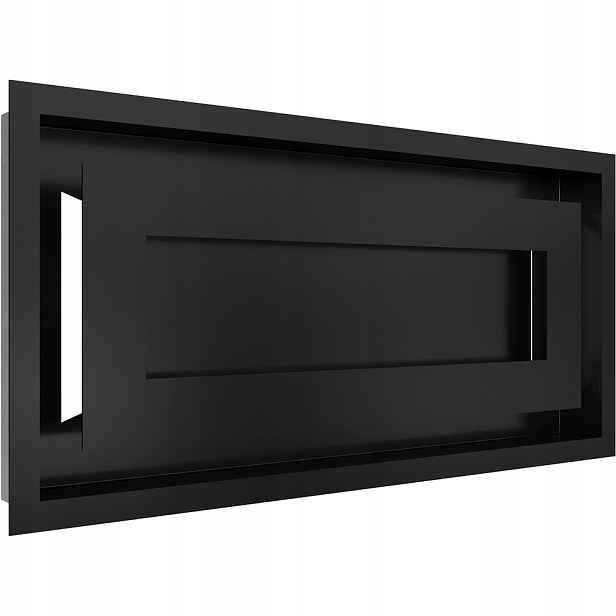Ventilační mřížka do krbu Wind 22x45 černá