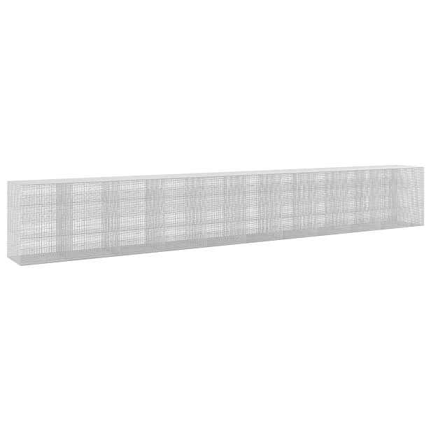 vidaXL Gabion s drátem 3,5 mm a síťkou 5x2,5 cm 1050x100x150 cm