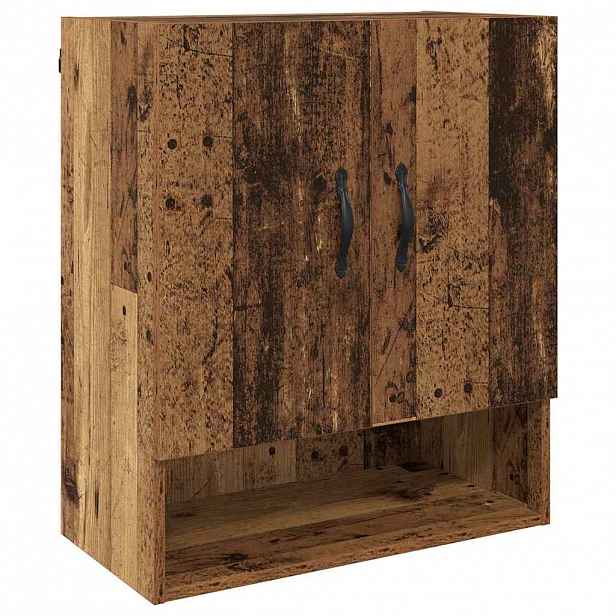 vidaXL Nástěnná skříň 60 x 31 x 70 cm Kompozitní dřevo Staré dřevo