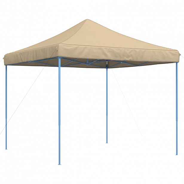 vidaXL Skládací party stan pop-up béžový 292 x 292 x 315 cm