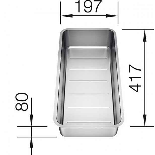 Blanco nerezová miska k ANDANO 227692