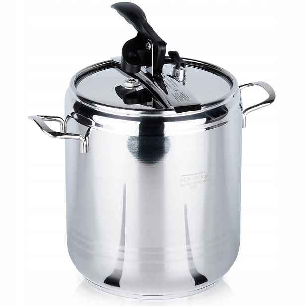 Tlakový Hrnec ocelová 9 l z nerezové oceli 22 cm, indukční