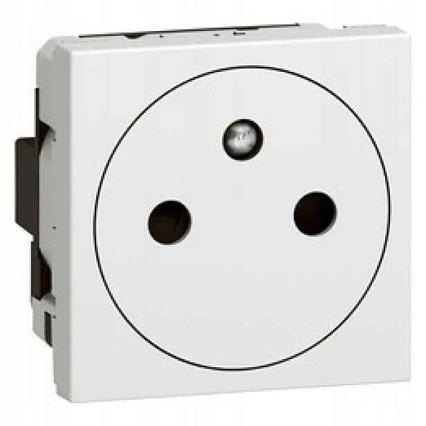 Ploché zásuvky 2P+Z IP31 antibakteriální bílé Legrand 077132