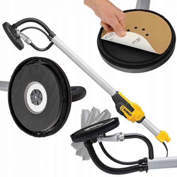 Kloubová Bruska Na Sádrové Stěny Desek G-k Žirafa 225 mm DeWALT DWE7800