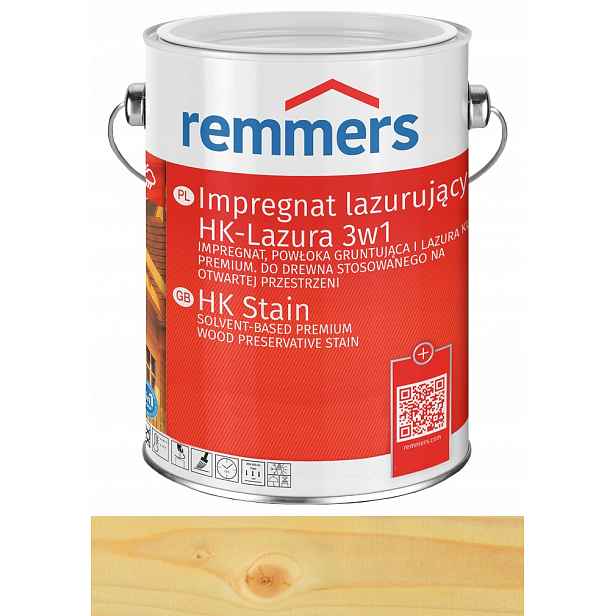 Remmers HK-Lasur impregnace dřeva 0,75L Bezbarvý