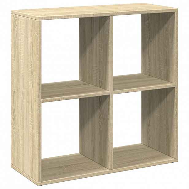 vidaXL Knihovna/dělící stěna dub sonoma 69,5x29x69,5 cm kompozit