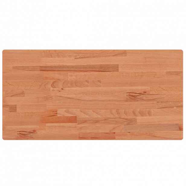 vidaXL Stolní deska 100 x 50 x 1,5 cm obdélníková masivní bukové dřevo