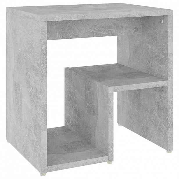 vidaXL Noční stolek betonově šedý 40 x 30 x 40 cm kompozitní dřevo