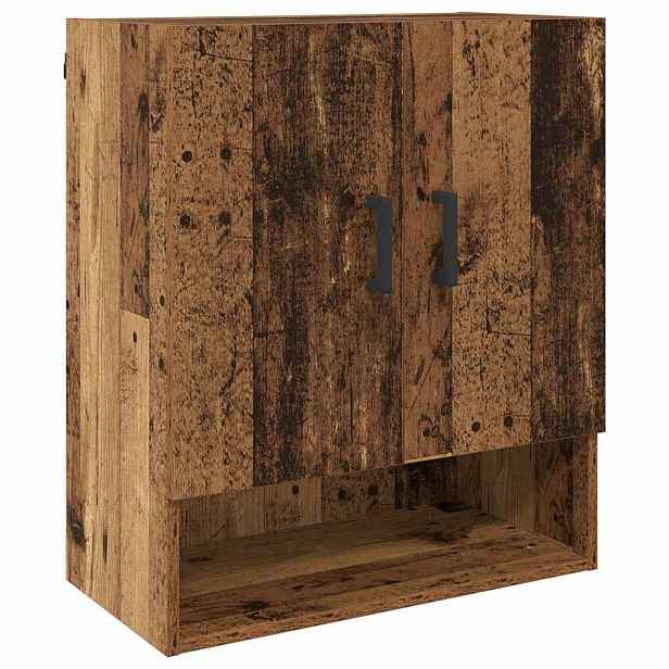 vidaXL Nástěnná skříňka 60 x 31 x 70 cm Kompozitní dřevo Staré dřevo