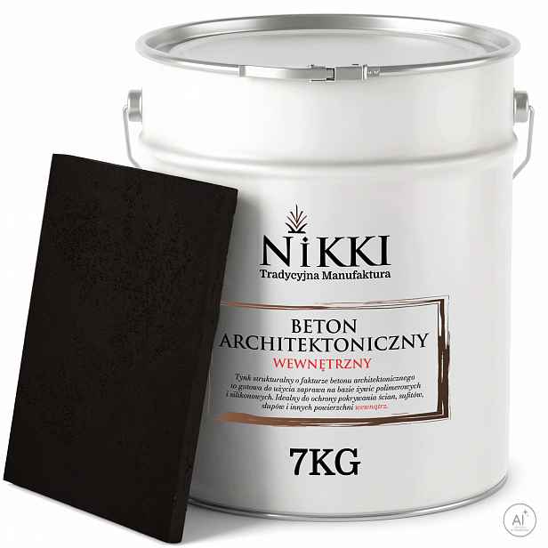 Dekorativní architektonický beton vnitřní 7 kg 5 m2 černý RAL9005 Uv