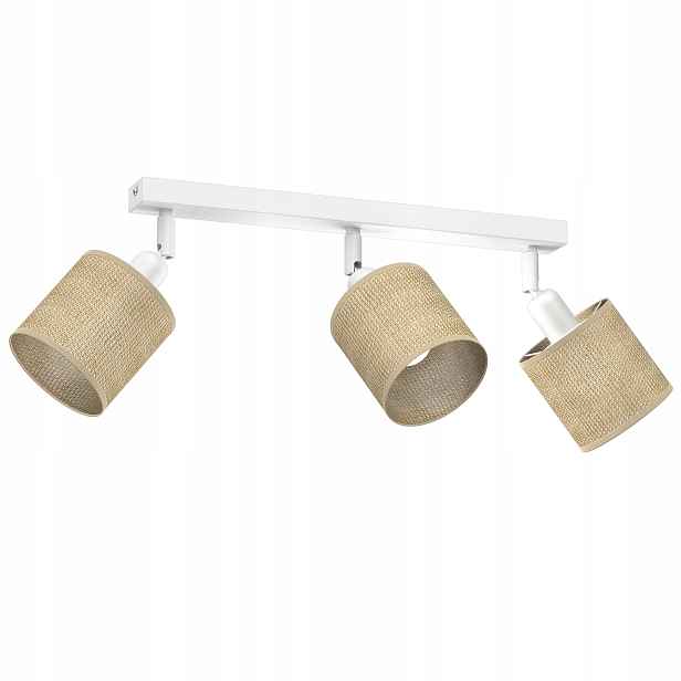 Luminex Jute Spot stropní lišta 3xE14 3 pohyblivé reflektory bílá