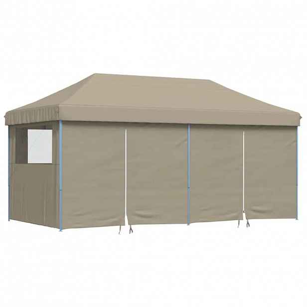 vidaXL Párty Stan Pop-up 580 x 292 x 315 cm Taupe Oxford látka