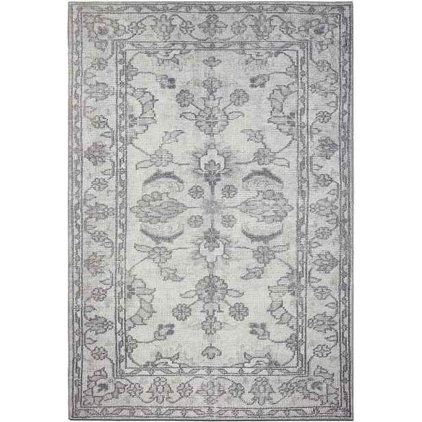 Béžově šedý orientální koberec 80 x 150 cm