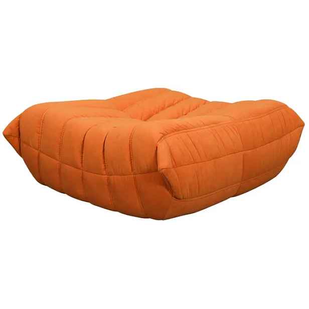 LivinHill Taburet Nua 86 cm samet oranžový