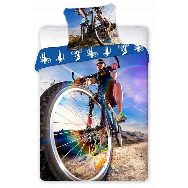 Sportovní Povlečení Crossové Kolo Horská Cyklistika Mtb Mountain Biking 160x200