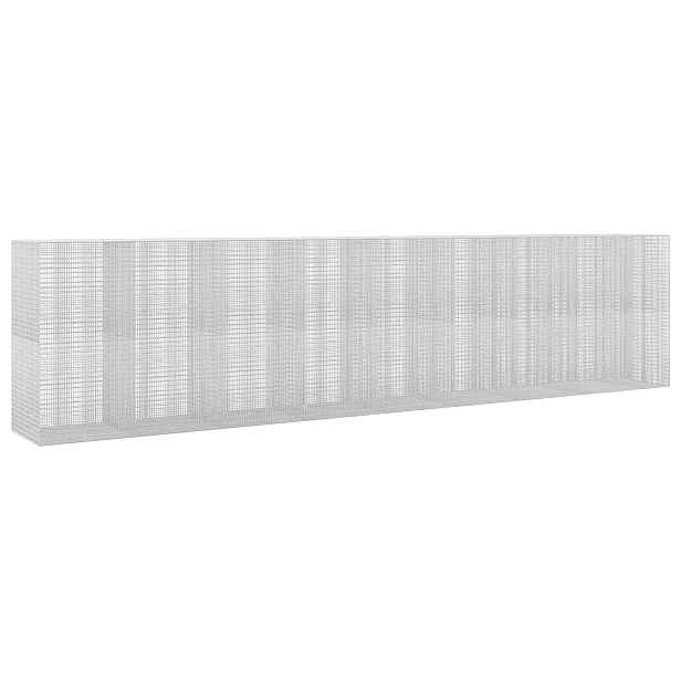 vidaXL Gabion s drátem 3,5 mm a síťkou 5x2,5 cm 850x100x200 cm