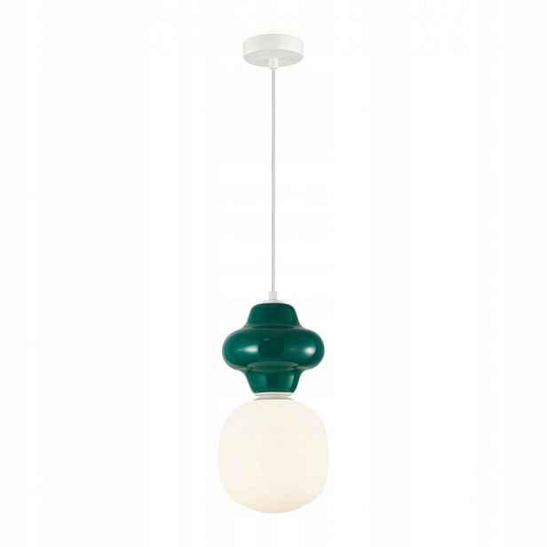 Závěsná stropní lampa Latera Led E14 Metal Keramika Zelená