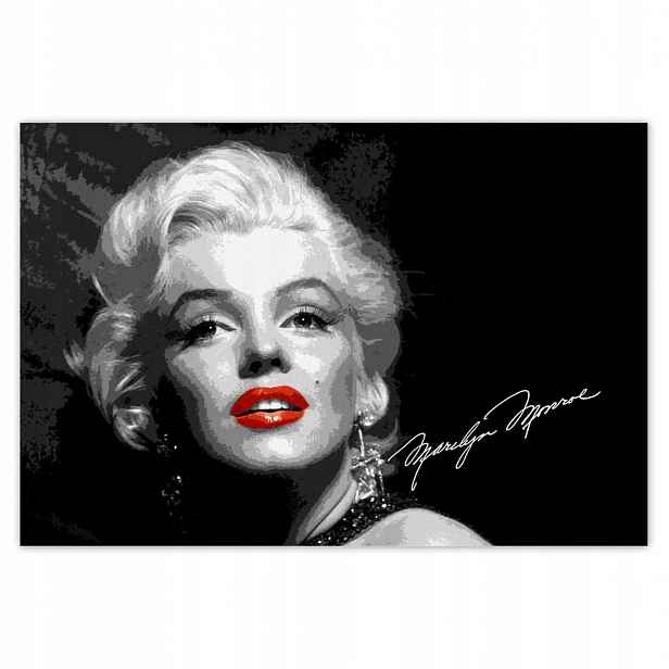Plakáty 185x125 Marilyn Monroe autogram
