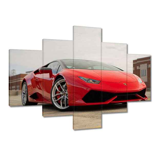Obrazy 100x70 Červené Ferrari