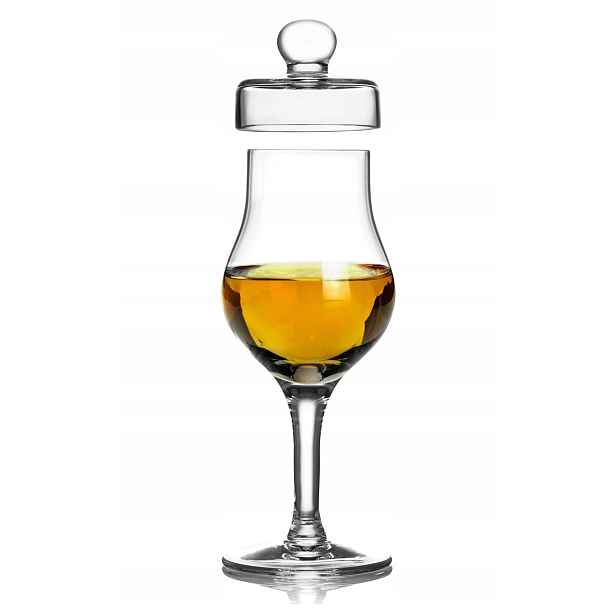 Amber Glass G100 – sklenička na ochutnávku whisky s víčkem 100 ml