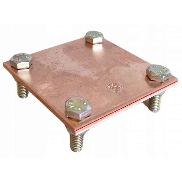 Křížový Hromosvodový Konektor Pro Bednařku S-50 Měděný