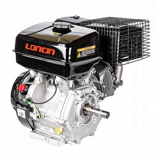 Motor Loncin G420F-I hřídel 25,4 mm 88,5 mm 15 Hp 420 cm3 Ohv