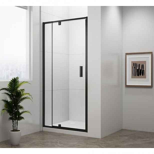 Polysan Easy Black sprchové dveře 88-102 cm EL1715B