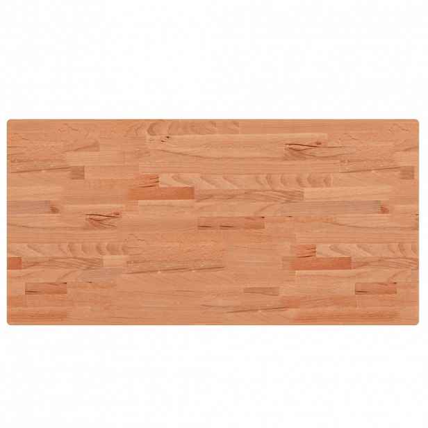 vidaXL Stolní deska 100 x 50 x 2,5 cm obdélníková masivní bukové dřevo