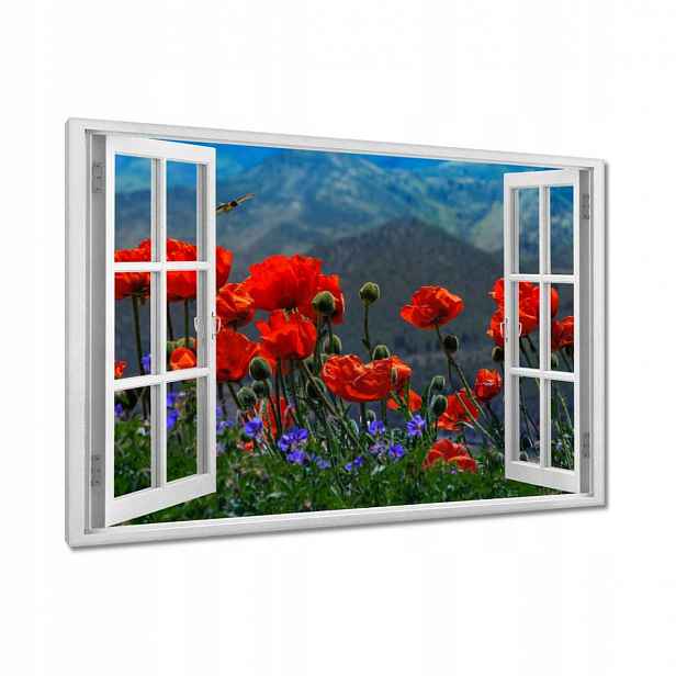 Obrazy 120x80 Červené máky Květiny