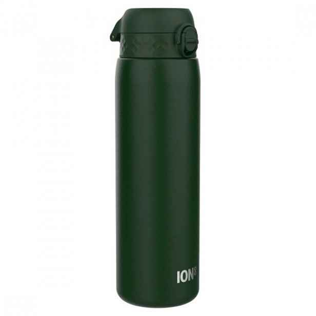 Láhev na vodu, nerezová ocel, 1200 ml, Dark Green - Ion8