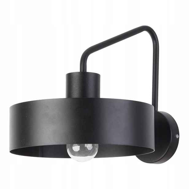 Lampa Nástěnné svítidlo Jumbo Černá Ocelová 1xE27 Moderní Sigma Lighting