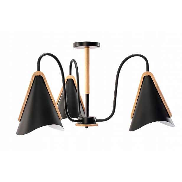Skandinávská lampa 3 ramena Barvy Černá