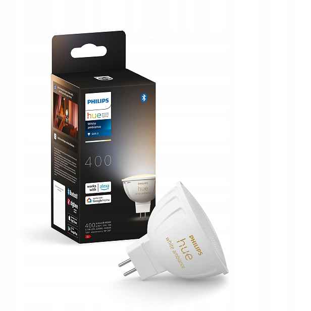 Led žárovka GU5.3 MR16 5.1W 400lm Cct White Ambiance Smart Philips Hue