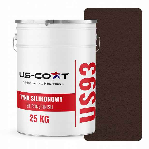 Silikonová Omítka Čokoládová Hnědá RAL8017 25KG Beránek Granulace 1.5mm