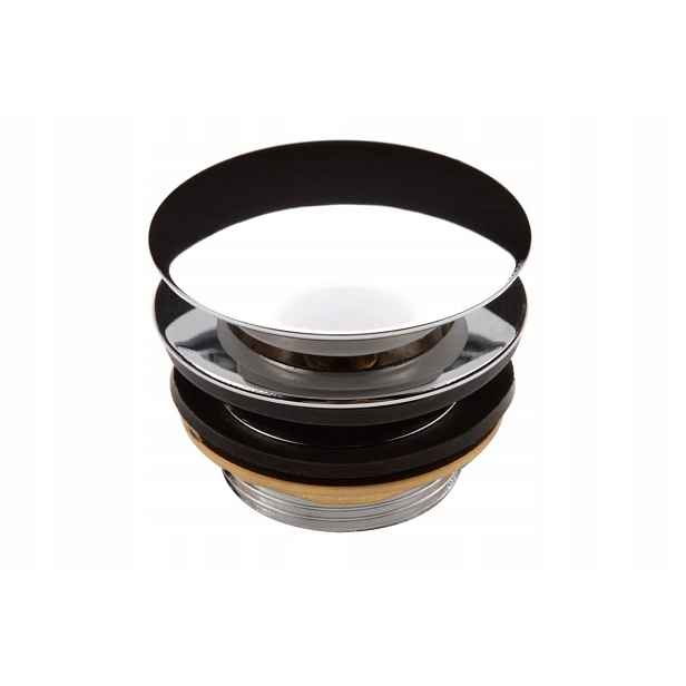 Velká zátka Click-Clack pro sprchovou vaničku/vaničku, chromovaná, 1 1/2" NHC_021A