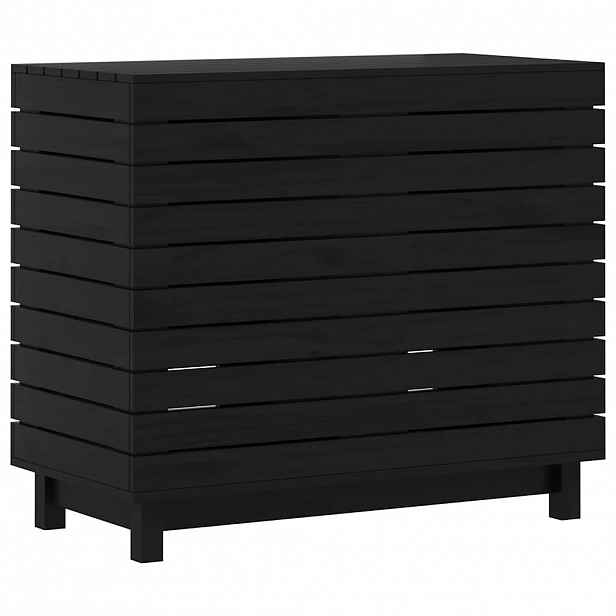 vidaXL Koš na prádlo 88,5 x 44 x 76 cm masivní borové dřevo