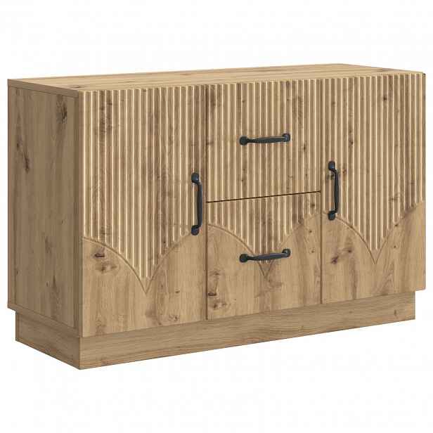 vidaXL Servírovací skříň Dub artisan 89 x 34,5 x 57 cm