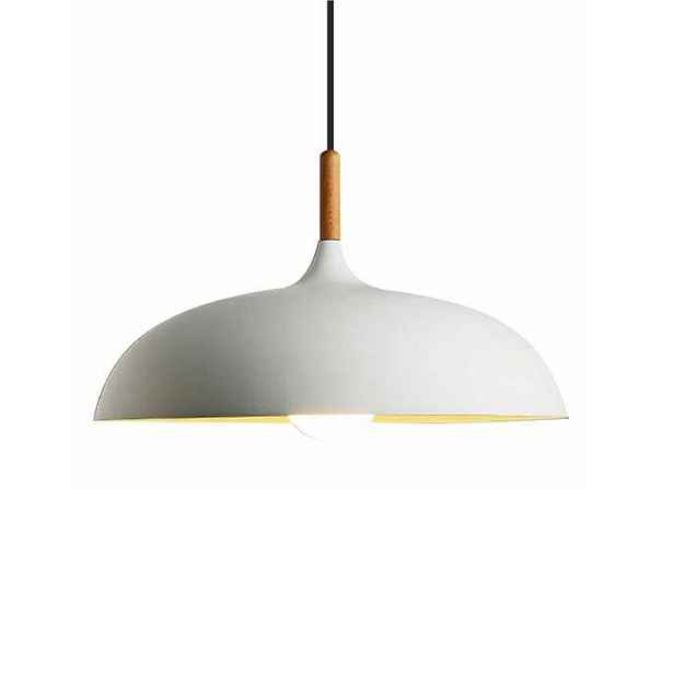Závěsná lampa Saucer bílá
