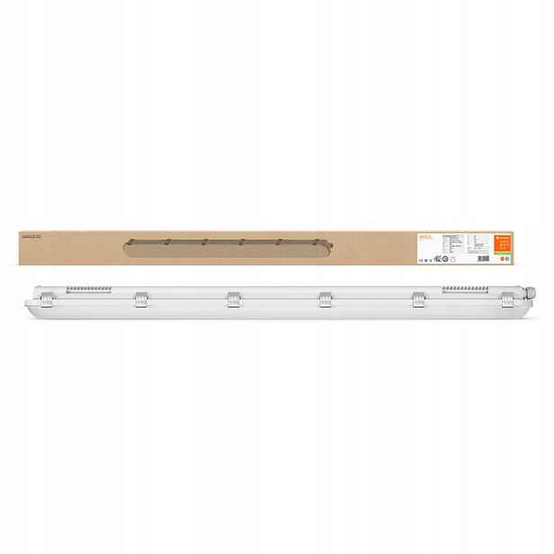 Hermetická Led lampa prachotěsná 32W 4400lm 6500K IP65 IK08 Šedá