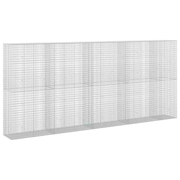 vidaXL Gabion s drátem 3,5 mm a síťkou 5x2,5 cm 450x50x200 cm