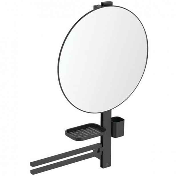 Zrcadlová skříňka Ideal Standard Alu+ 67x82 cm silk black BD587XG
