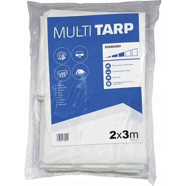 Univerzální plachta 120 g/m2 pevná 3x4 m
